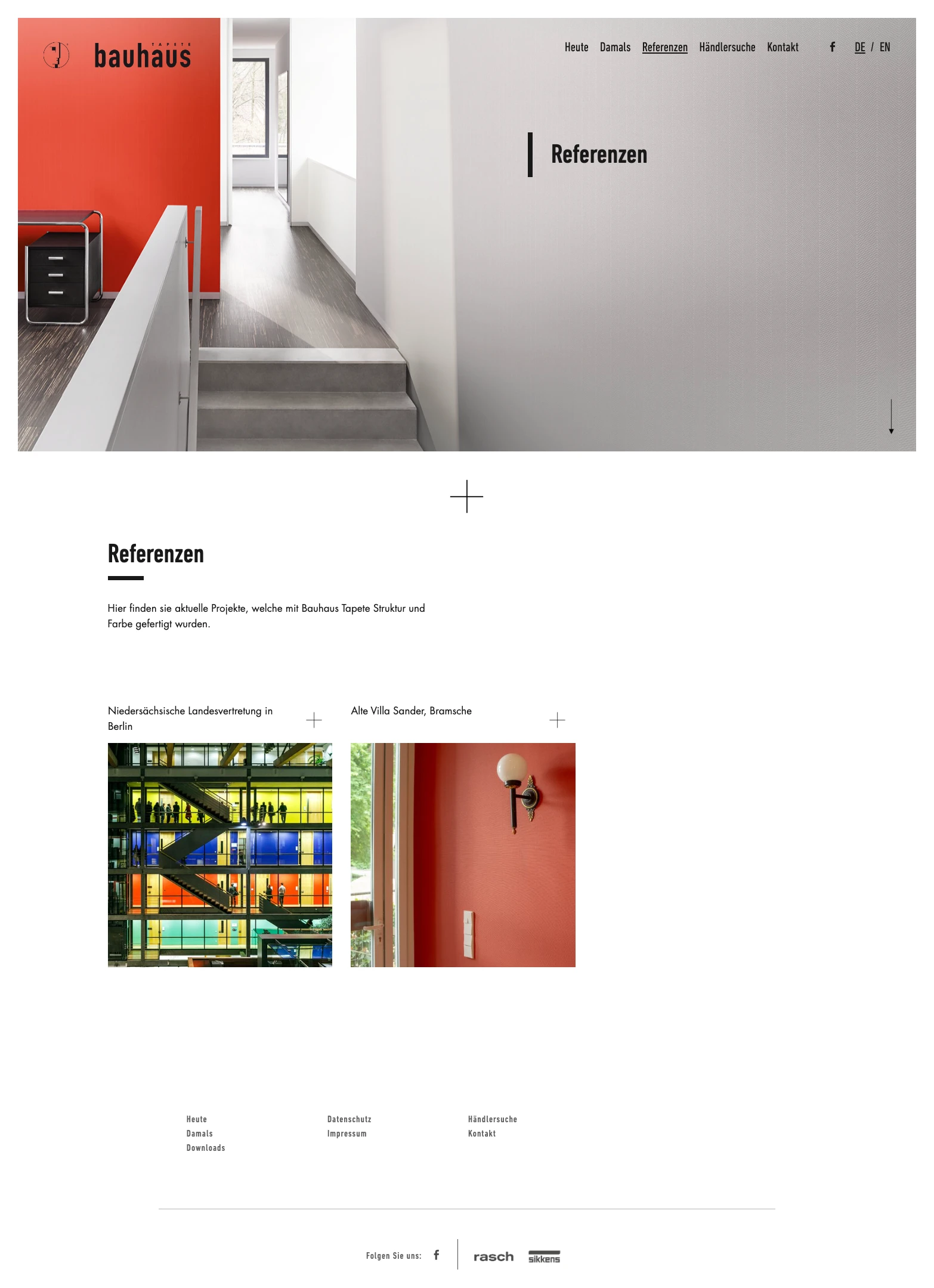 Bauhaus Tapete website and visual identity 6