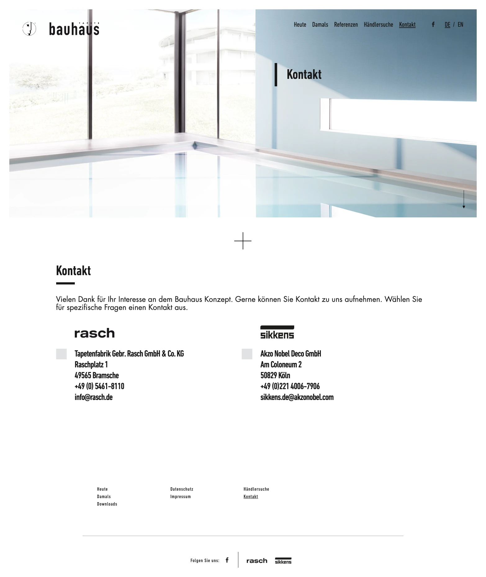 Bauhaus Tapete website and visual identity 7