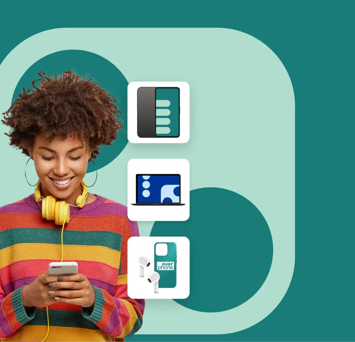 Everphone website and device platform 11