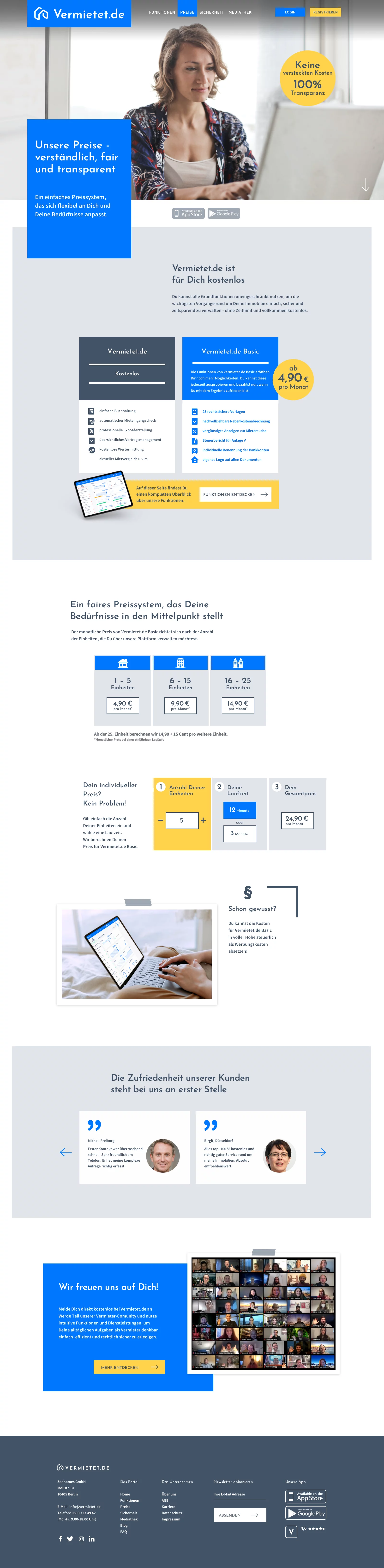 Vermietet.de mülk yönetimi web sitesi 4